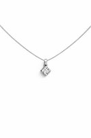 Collana Promesse Donna in Oro bianco Diamante PNDISCO1